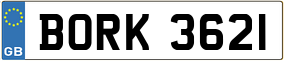 Truck License Plate